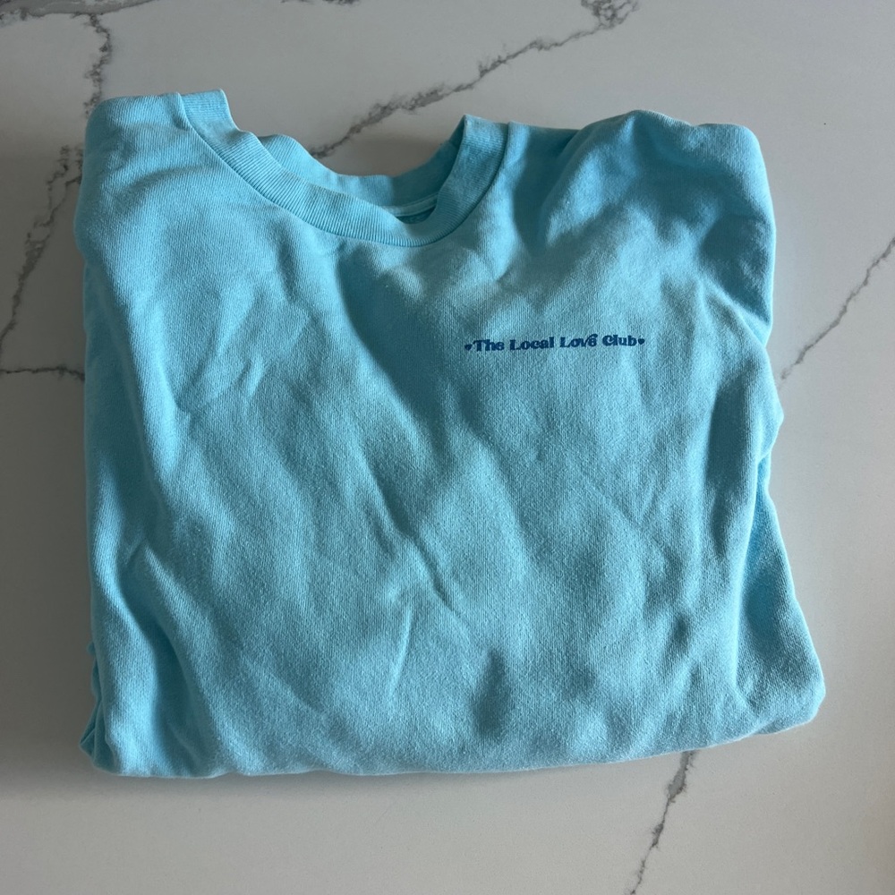 REVOLVE Light Blue Sweatshirt